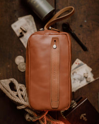 Thumbnail for Clutch Bag II Light Brown (Italian Waxy Cowhide)
